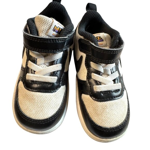 Nike Court Player One Billy Borough Low 2 White Black Panda Size 7c - Picture 3 of 7